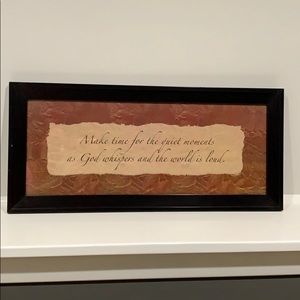 Quote Picture Frame